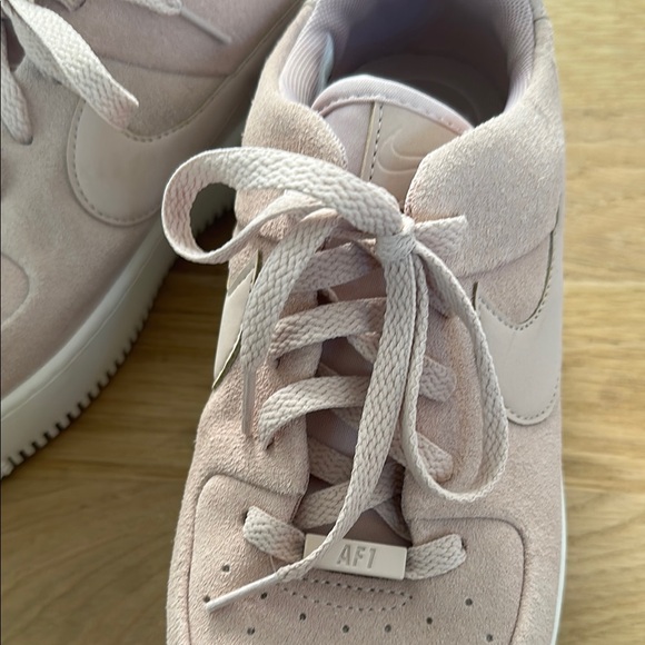 Nike Platform AF1 Pink Suede Sneakers Sz 11 - Picture 4 of 6